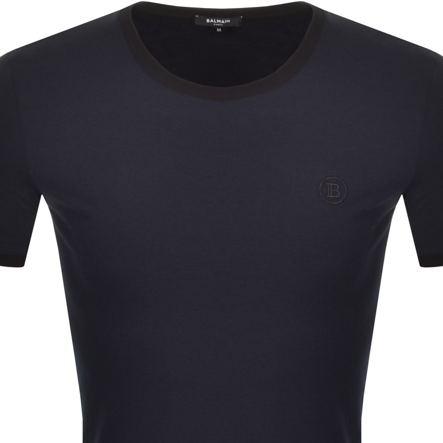 Alternative Image for ProductBalmain Ringer T Shirt Dark Navy2